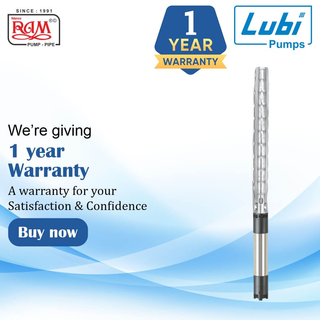 LUBI V6 Pumpset with CED Coated Motor and SS Pump